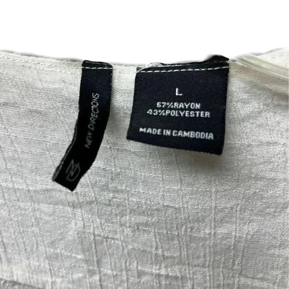 New Directions blouse sz L - Picture 3 of 6
